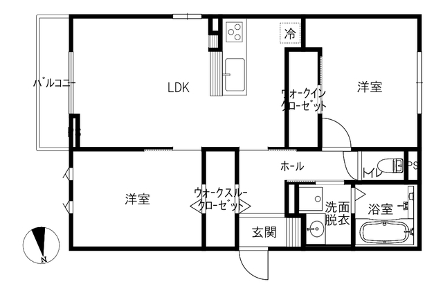 ラッキーセブンの間取り