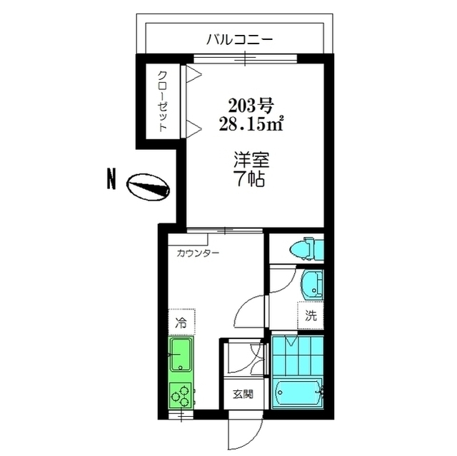 プラッサ久が原の間取り