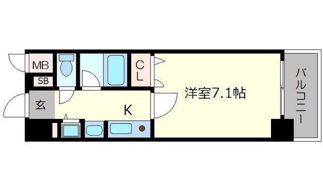 ベラジオ五条烏丸の間取り