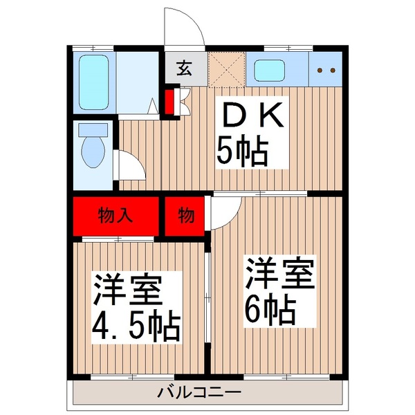 サンハイムの間取り