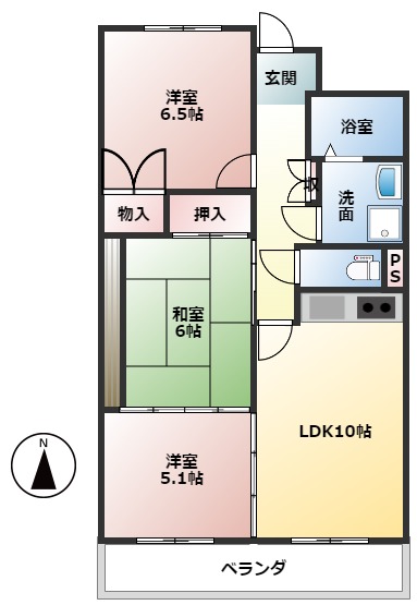 アプレシェの間取り