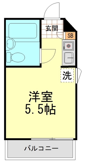 【渋谷区富ヶ谷のマンションの間取り】