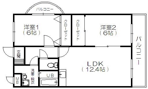 ルシア天神山の間取り