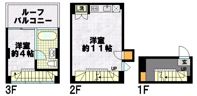 是空HORIKAWAの間取り