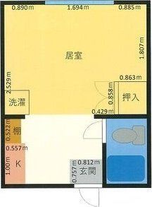 梶マンションの間取り