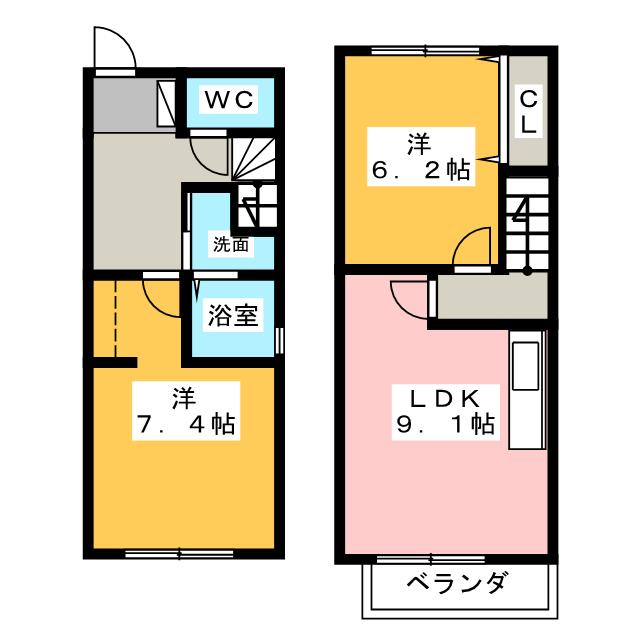 シャンテIIの間取り