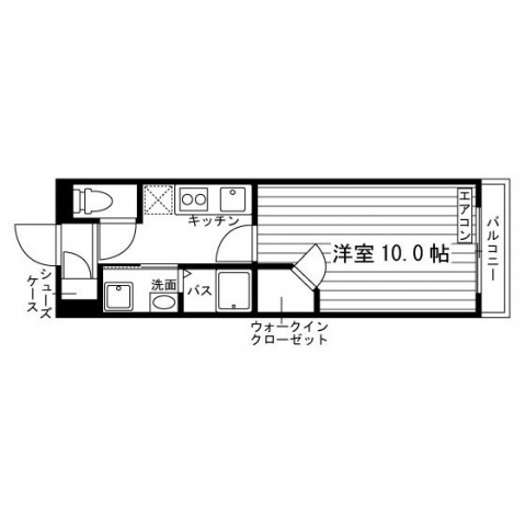 Uni E’terna 京都壬生の間取り