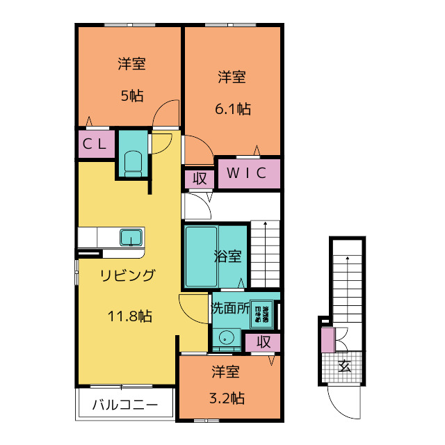 サニースクェアの間取り