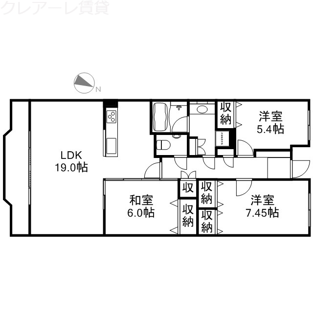 ディモーラ佐鳴台の間取り