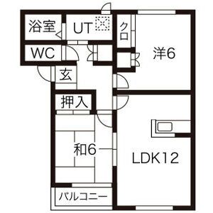 クレーネB棟の間取り