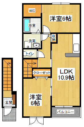 ポワール１の間取り