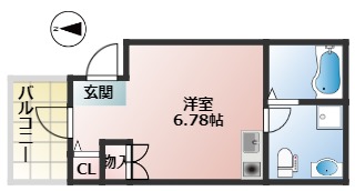 KYOTO HOUSE西寺の間取り