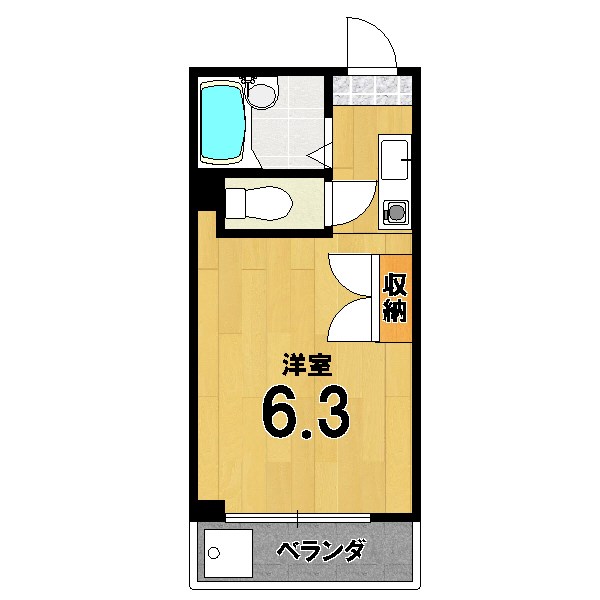 おうぎやマンションの間取り