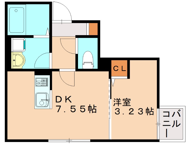 筒井3丁目AP(仮)の間取り