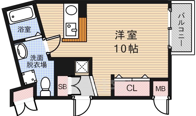 サンロイヤル柴原の間取り