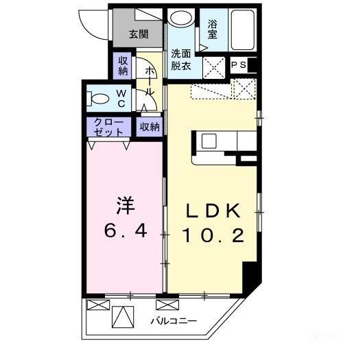 足立区一ツ家のマンションの間取り