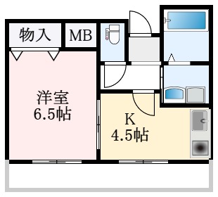 堺市中区毛穴町のマンションの間取り