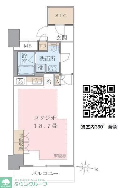 江東区東雲のマンションの間取り