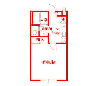 横浜市金沢区柳町のアパートの間取り