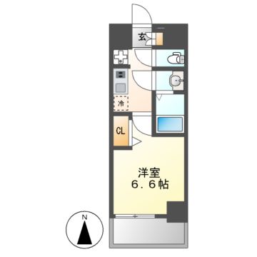 エステムコート名古屋グロースの間取り