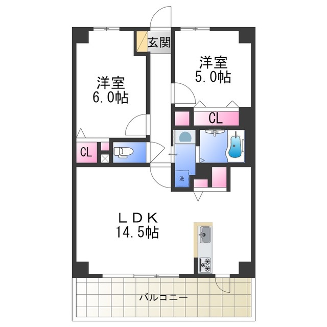 ドーマ泉大津の間取り