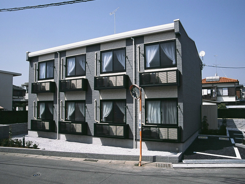 建物外観　南向きで日当たり良好の物件です。