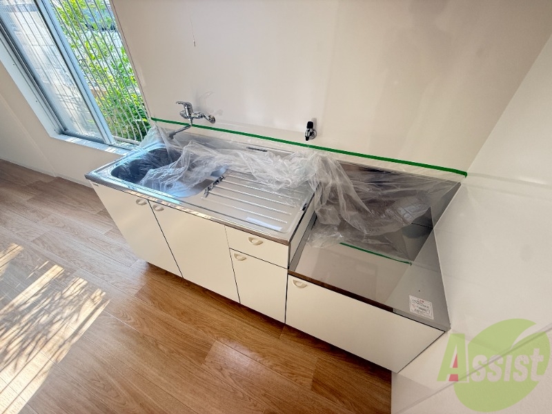 キッチン　大きなシンク