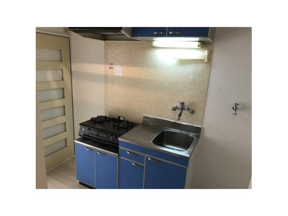 キッチン　ガスコンロ設置可