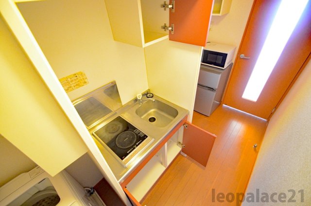 眺望　キッチンスペースが広いので自炊する方におすすめ！