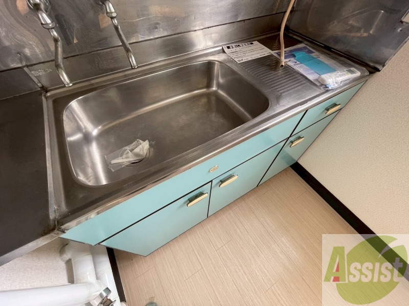 キッチン　シンプルなキッチンです。お手入れも楽々ですね！