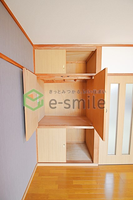 収納　たっぷりとした収納スペースです