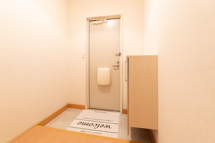 玄関　トランクルームです