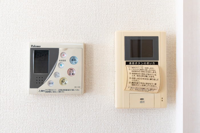 セキュリティ　モニタ付インターホンです。