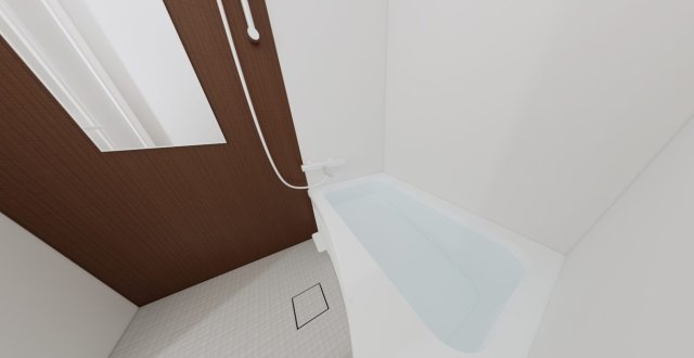 バス・シャワールーム　完成パース