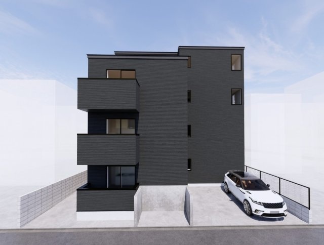 建物外観　完成パース