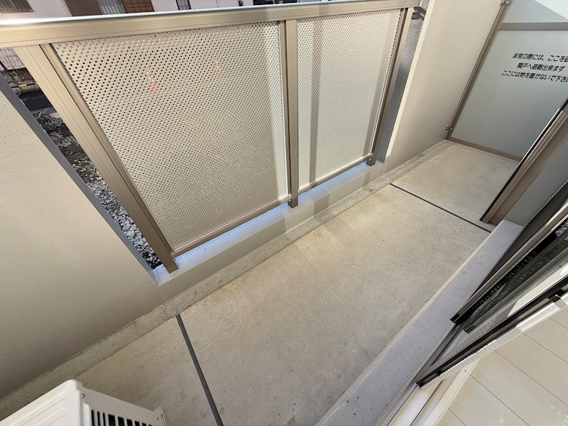 バルコニー　※建築中内観写真です、現状優先となります。