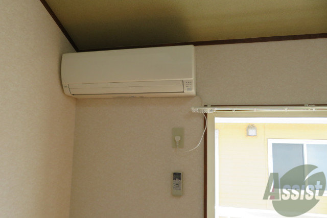 その他設備　エアコンが付いていますので夏冬温度に困らず快適に過ごせるー。