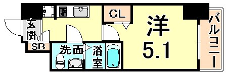アリビオ立花2の間取り写真