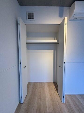 収納　たっぷりとした収納スペースです