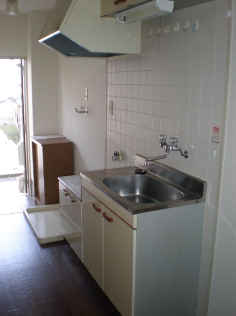 キッチン　ガスコンロはお客様にてご用意下さいね