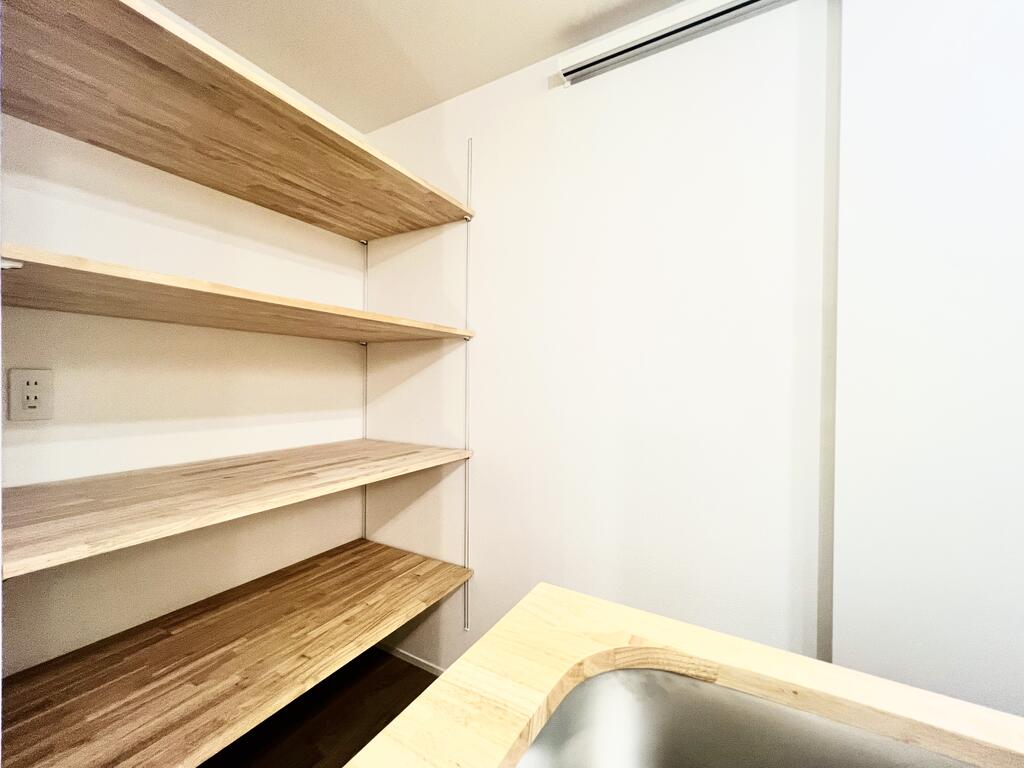 収納　収納もばっちりです