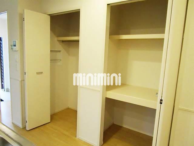 収納　収納たっぷり。