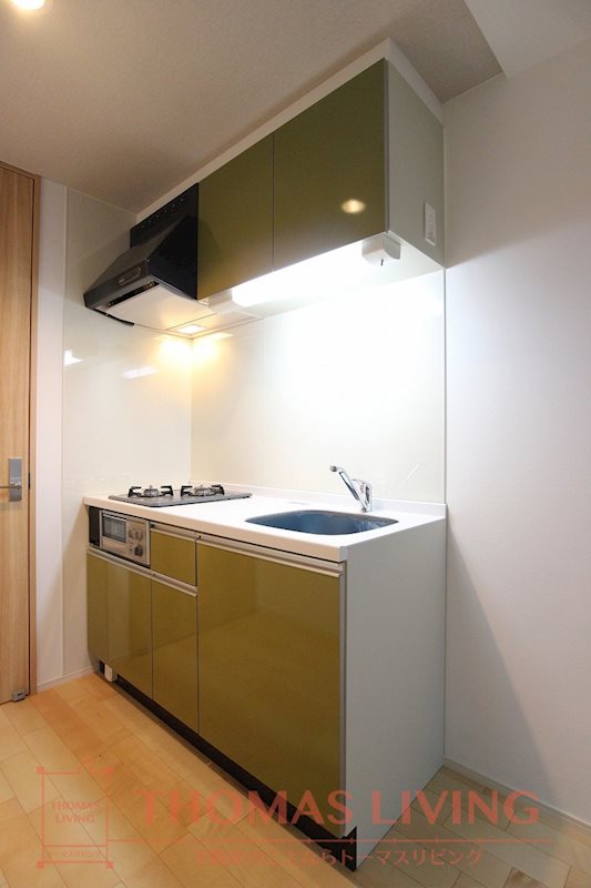 キッチン　2口コンログリル付き