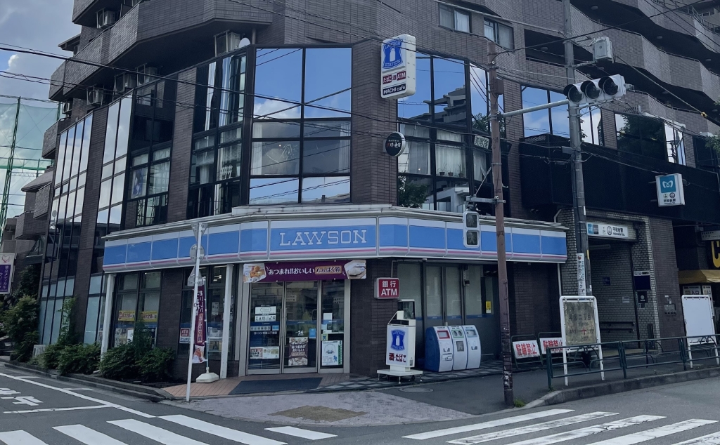 コンビニ　ローソン 早宮二丁目店（コンビニ）まで154m