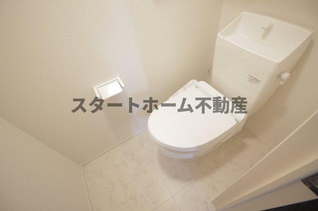 トイレ　ゆったりとした空間のトイレです