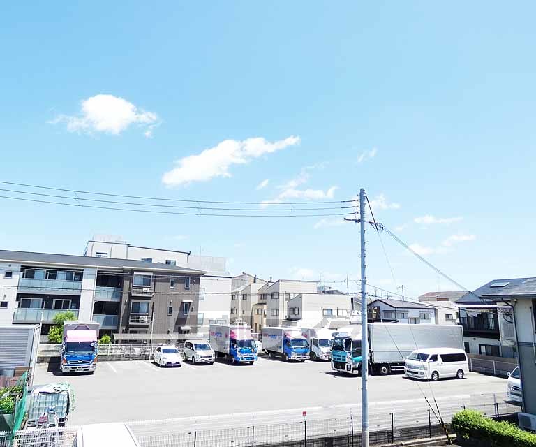 眺望　Ａ２０２号室からの眺望です