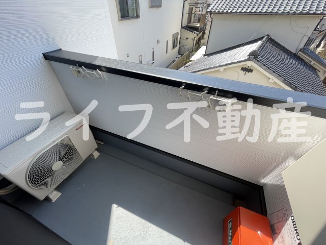 バルコニー　広々としたバルコニーです