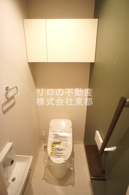 トイレ　洗浄便座付です！