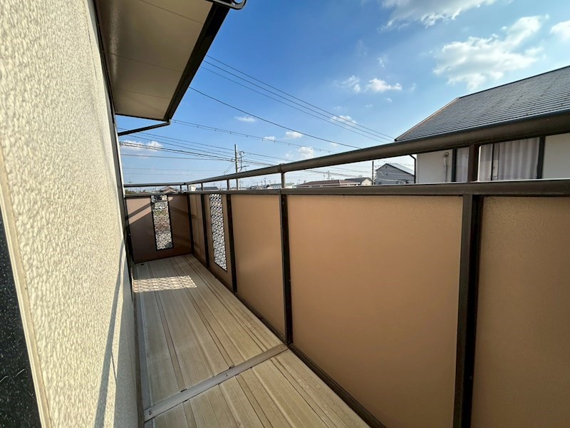 バルコニー　南向きのバルコニーですので、陽当たり良好です。
