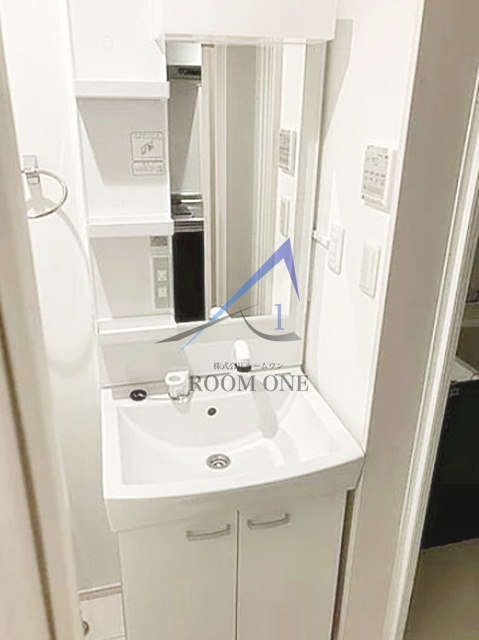 洗面設備　洗面台です。